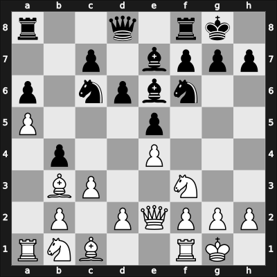 1954 New York ch-USA – Round 2 – Bisguier, Arthur B – 1/2-1/2 – Rossolimo, Nicolas – G9
