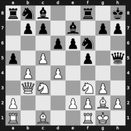 1954 New York ch-USA – Round 4 – Bisguier, Arthur B – 1-0 – Burger, Kim – G15
