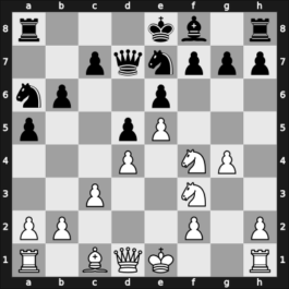 1954 New York ch-USA – Round 6 – Bisguier, Arthur B – 1-0 – Pilnick, Carl – G25