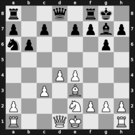 1954 New York ch-USA – Round 7 – Berliner, Hans – 0-1 – Seidman, Herbert – G27
