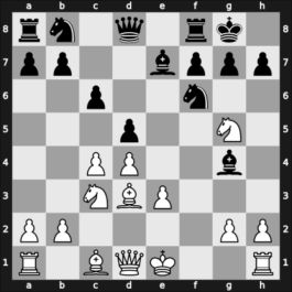 1954 New York ch-USA – Round 9 – Brandts, Paul – 0-1 – Bisguier, Arthur B – G35
