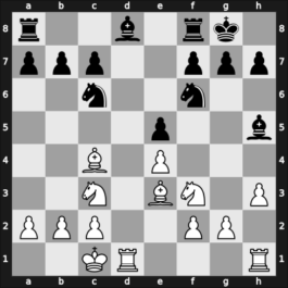 1954 New York ch-USA – Round 11 – Rossolimo, Nicolas – 1/2-1/2 – Bernstein, Sidney – G46
