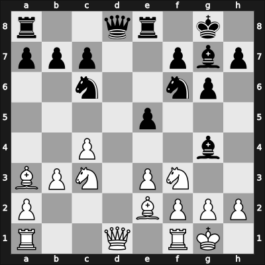 1954 Olympiad final A – Round 1 – Barcza, Gedeon – 0-1 – Pfeiffer, Gerhard – G4
