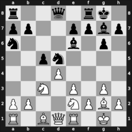 1954 Olympiad final A – Round 1 – Pachman, Ludek – 1/2-1/2 – Olafsson, Fridrik – G10