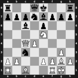 1954 Olympiad final A – Round 1 – Golombek, Harry – 1/2-1/2 – Gudmundsson, Gardar Vidir – G16