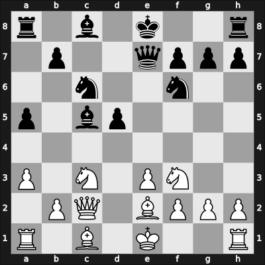 1954 Olympiad final A – Round 1 – Aloni, Itzchak – 1-0 – Kramer, Hanspeter – G29