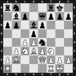 1954 Olympiad final A – Round 1 – Pachman, Ludek – 1-0 – Euwe, Max – G36