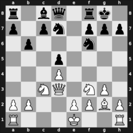1954 Olympiad final A – Round 1 – Sajtar, Jaroslav – 0-1 – Prins, Laura – G40