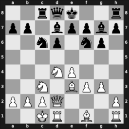1954 Olympiad final A – Round 1 – Czerniak, Magdalena – 1/2-1/2 – Smyslov, Vladimir – G68
