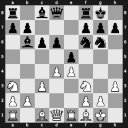 1954 Olympiad final A – Round 1 – Rellstab, Ludwig – 1-0 – Tsvetkov, Alexandar K – G77