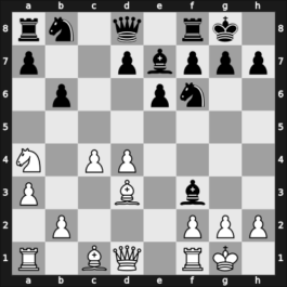 1954 Olympiad final A – Round 10 – Najdorf, Miguel – 1-0 – Porath, Yosef – G102