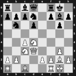 1954 Olympiad final A – Round 10 – Oren, Menachem – 1/2-1/2 – Bolbochan, J. – G106