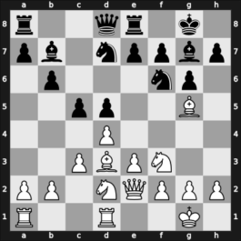 1954 Olympiad final A – Round 1 – Gereben, Erno – 1/2-1/2 – Rabar, Bakhtyar Hamasaleh – G12