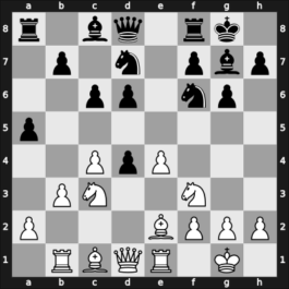 1954 Olympiad final B – Round 1 – O&rsquo;Kelly de Galway, Alberic – 1-0 – Cuellar Gacharna, Miguel – G5