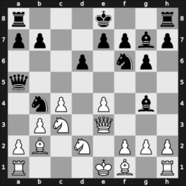 1954 Olympiad final B – Round 1 – Bernstein, Olivia – 0-1 – Larsen, Benjamin Holsko – G26