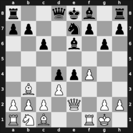 1954 Olympiad final B – Round 1 – Vestol, Aage – 1-0 – Thiellement, Andre – G42