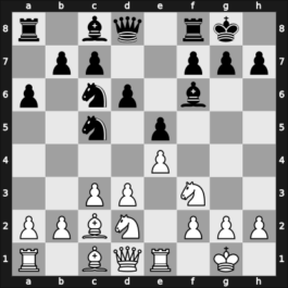1954 Olympiad final B – Round 1 – Vesterinen, Jorma – 0-1 – Andersen, Borge – G46