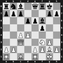 1954 Olympiad final B – Round 1 – Larsen, Benjamin Holsko – 1-0 – Nievergelt, Erwin – G54