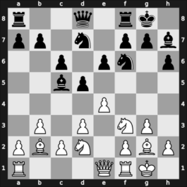 1954 Olympiad final B – Round 1 – Dunkelblum, Arthur – 1/2-1/2 – Anagnostou, Joannis – G56