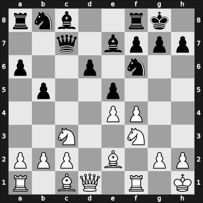 1954 Olympiad final B – Round 10 – Bernstein, Olivia – 0-1 – O'Kelly de Galway, Alberic – G62