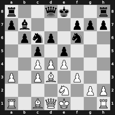 1954 Olympiad final B – Round 12 – Cs. Kovacs, Laszlo – 1/2-1/2 – Noradounghian, Georges – G74