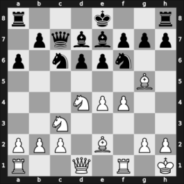 1954 Olympiad final B – Round 12 – Nash, William – 0-1 – Enevoldsen, Harald – G77