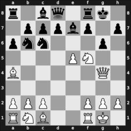 1954 Olympiad final B – Round 12 – Andersen, Borge – 1/2-1/2 – Anagnostou, Joannis – G78