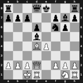 1954 Olympiad final B – Round 12 – Bernstein, Olivia – 0-1 – Robatsch, Karl – G79