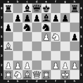 1954 Olympiad final B – Round 13 – Robatsch, Karl – 1-0 – Benkner, Otto – G84