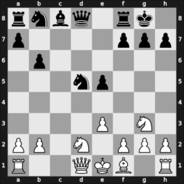 1954 Olympiad final B – Round 1 – Philippe, Georges – 0-1 – Raizman, Maurice – G3