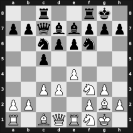 1954 Olympiad final B – Round 1 – Fred, Aatos – 1/2-1/2 – Lokvenc, Josef – G16