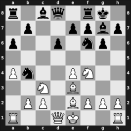 1954 Olympiad final B – Round 1 – Walther, Edgar – 0-1 – Andersen, Baltser – G18