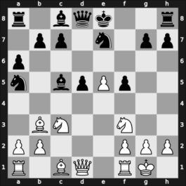 1954 Olympiad final B – Round 1 – Andersen, Borge – 1-0 – Beni, Alfred – G20