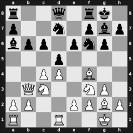 1954 Olympiad final B – Round 1 – Blau, Max – 0-1 – Beni, Alfred – G22