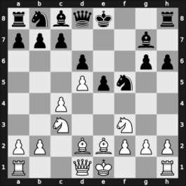 1954 Olympiad prel I – Round 1 – Smyslov, Vladimir – 1-0 – Robatsch, Karl – G1