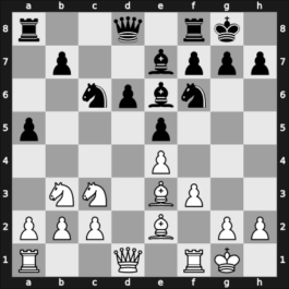 1954 Olympiad prel I – Round 1 – Beni, Alfred – 1/2-1/2 – Olafsson, Fridrik – G14