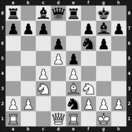 1954 Olympiad prel II – Round 1 – Rossetto, Hector – 0-1 – Bobekov, Radko – G5