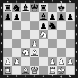 1954 Olympiad prel II – Round 1 – Panno, Oscar – 1/2-1/2 – Scafarelli, Francesco – G8