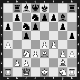 1954 Olympiad prel II – Round 1 – Pachman, Ludek – 1/2-1/2 – Najdorf, Miguel – G14