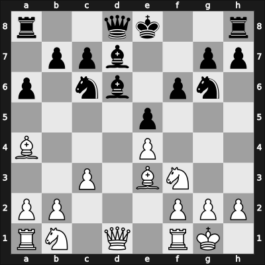 1954 Olympiad prel II – Round 1 – Pilnik, Herman – 0-1 – Bohatyrchuk, Fedir Parfenovych – G20