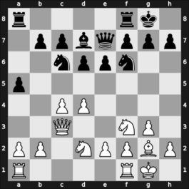 1954 Olympiad prel III – Round 1 – Morcken, Otto B – 0-1 – Pirc, Vasja – G10