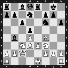 1954 Olympiad prel III – Round 1 – Bergraser, Volf – 0-1 – Aloni, Itzchak – G13