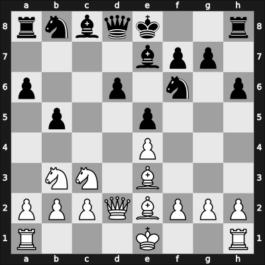 1954 Olympiad prel III – Round 1 – Vestol, Aage – 1-0 – Larsen, Benjamin Holsko – G16