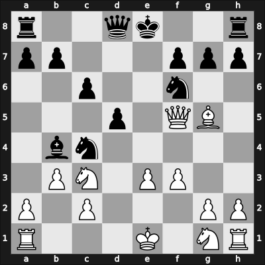 1954 Olympiad prel III – Round 5 – Thiellement, Andre – 0-1 – Lundin, Erik – G25