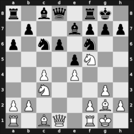 1954 Olympiad prel IV – Round 1 – Schmid, Leo – 1-0 – Gardais Philippe – G1