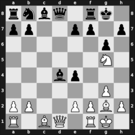 1954 Olympiad prel IV – Round 1 – Barcza, Gedeon – 1/2-1/2 – Penrose, Justin – G5