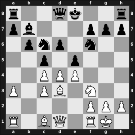 1954 Olympiad prel IV – Round 1 – Neu, Alexandre – 0-1 – O&rsquo;Kelly, Albéric de Galway – G8