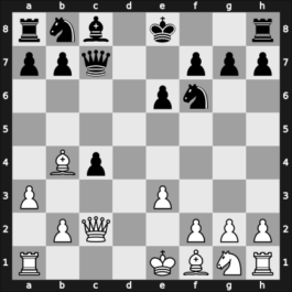 1954 Olympiad prel IV – Round 1 – Nievergelt, Erwin – 0-1 – Golombek, Harry – G11