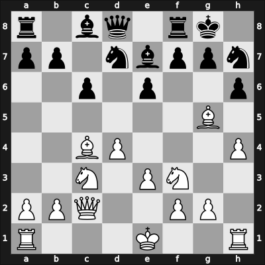 1954 Olympiad prel IV – Round 1 – Cuellar Gacharna, Miguel – 1-0 – Neu, Alexandre – G12