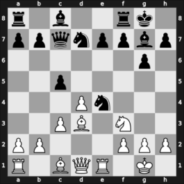 1954 Olympiad prel IV – Round 1 – Neu, Alexandre – 0-1 – Unzicker, Wolfgang – G15